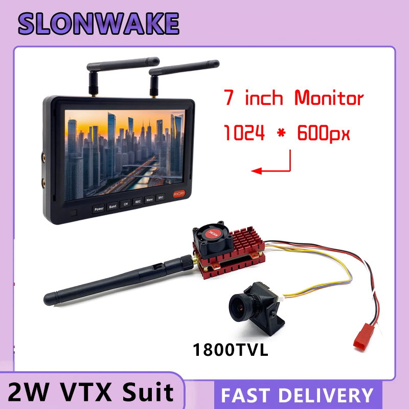 SLONWAKE 5.8G 2W VTX FPV 1800T - Drone Racing Camera review and price