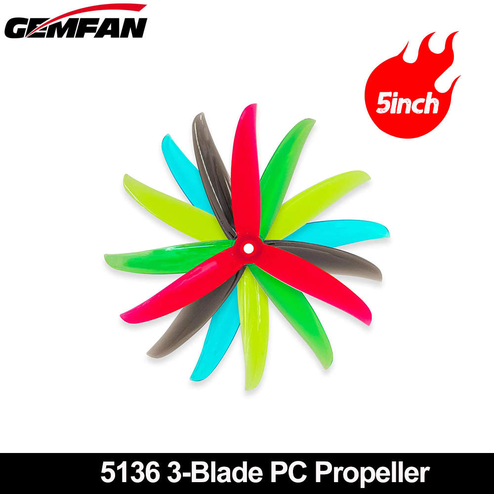 Gemfan VANOVER 5136 3 Blade PC - Drone Racing Propeller review and price