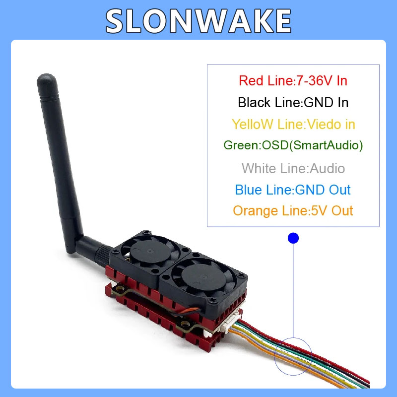 SLONWAKE 5.8G 48CH 4.2W VTX Ad - Drone Racing Transmitter review and price
