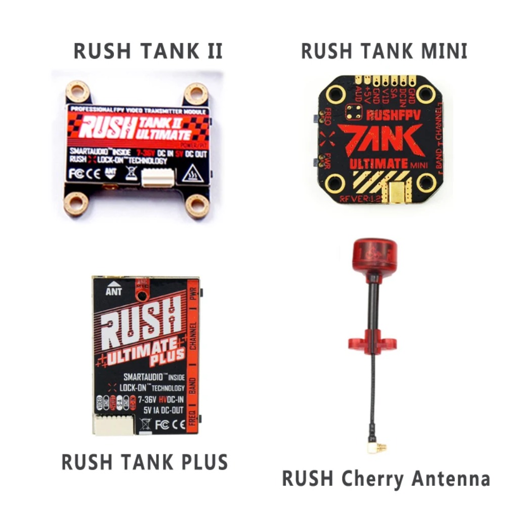 RUSH TANK Ultimate II/Mini/PLU - Drone Racing Transmitter review and price